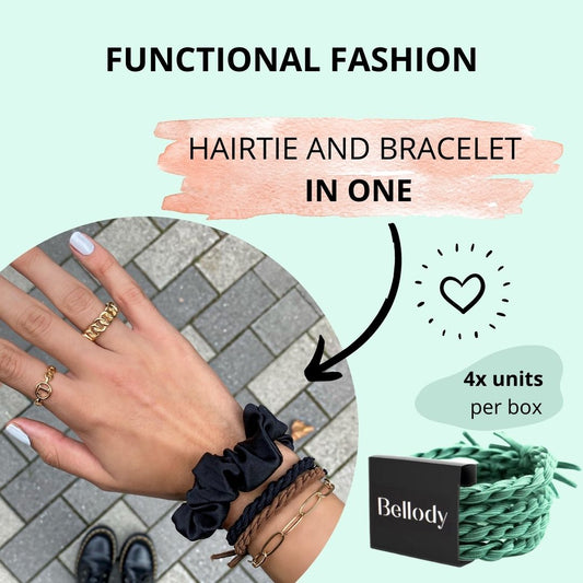 Strong Hold Braided Hair Ties - 4 Pieces