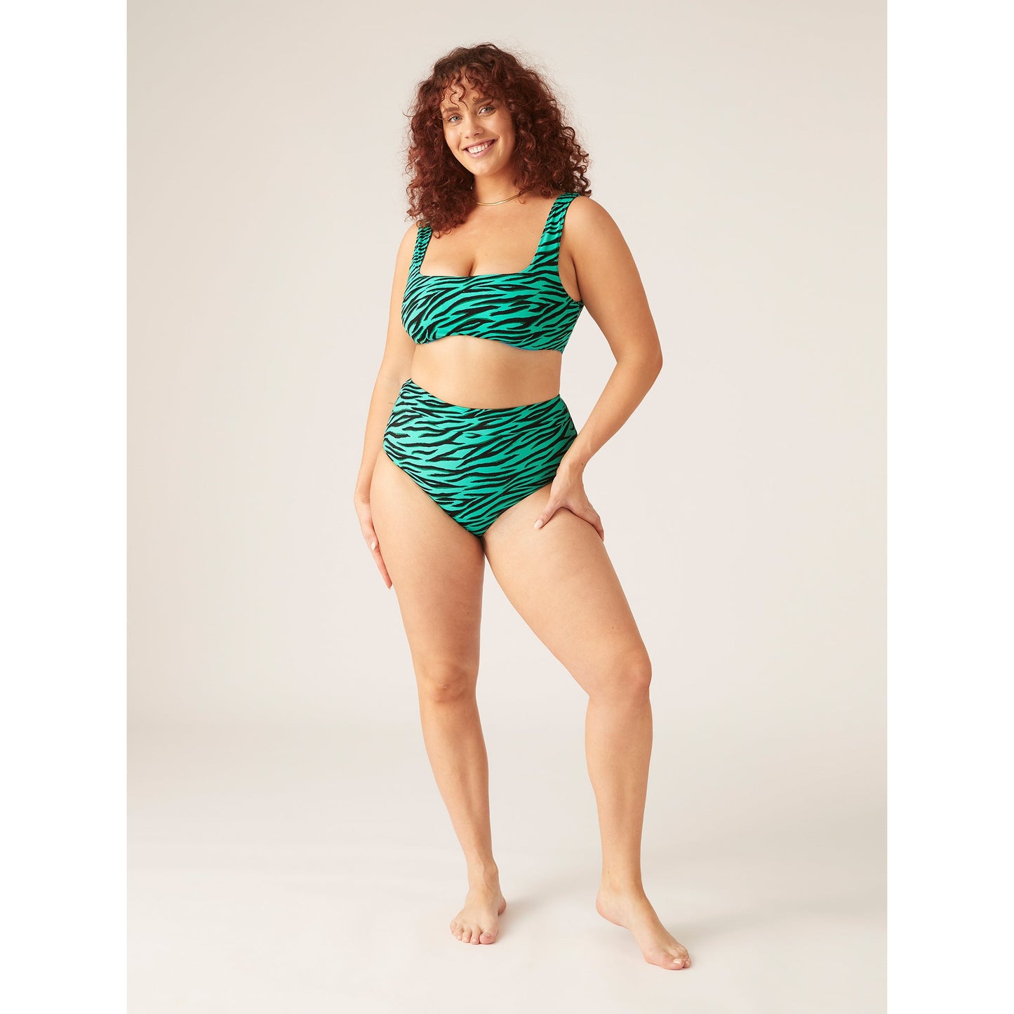 Modibodi® Reversible Recycled Swimwear Crop Top