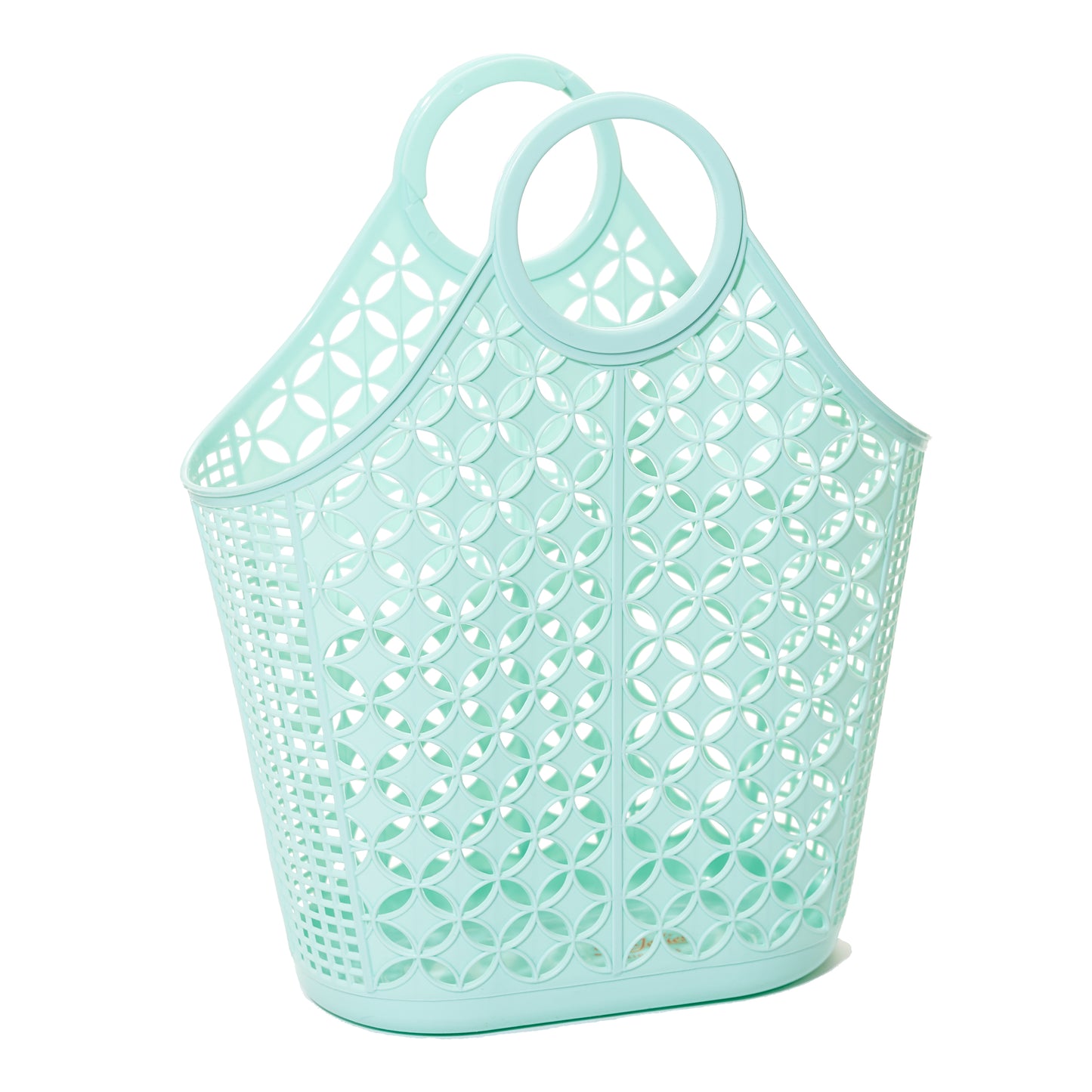 Mint Sun Jellies Atomic Tote, Vintage style market style tote perfect for the Beach or the Shops