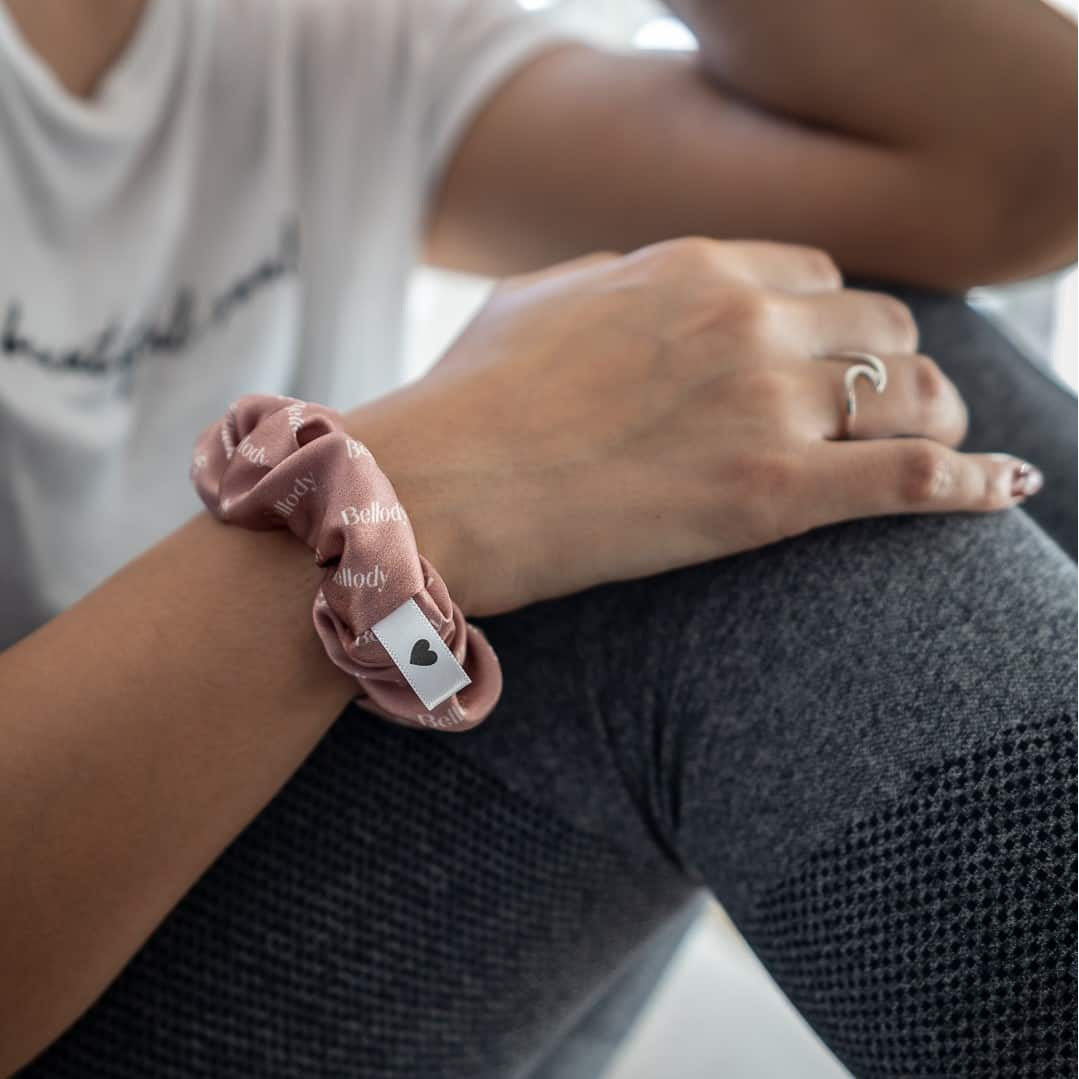 Silk Hair Scrunchie - Mulberry Silk