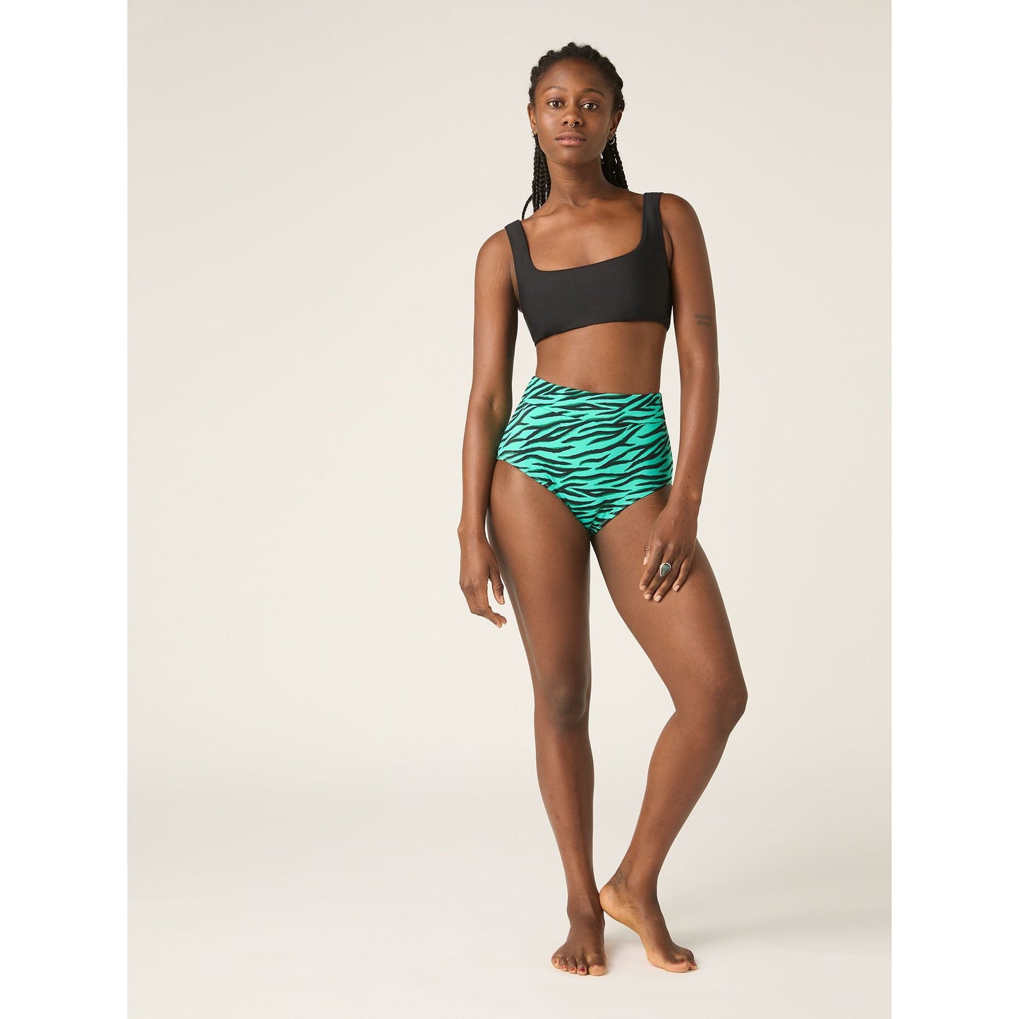 Modibodi®- Menstruatie Badmode Bikinibroekje - Hoge Taille
