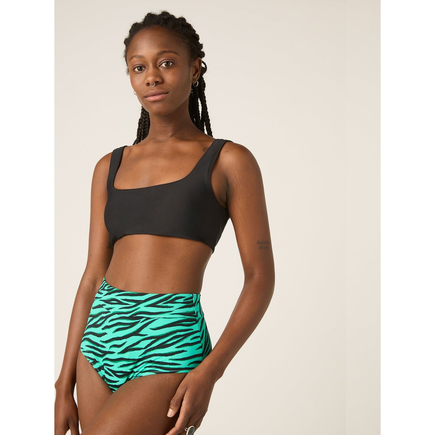 Modibodi®- Menstruatie Badmode Bikinibroekje - Hoge Taille