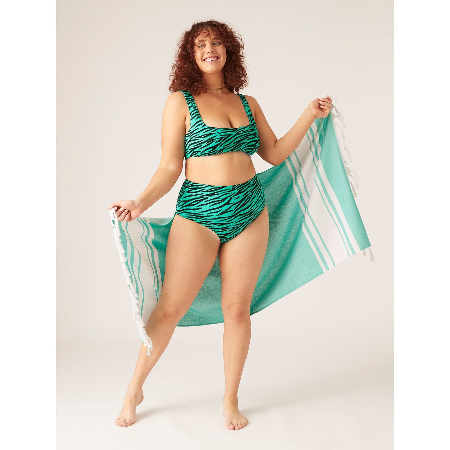 Modibodi®- Menstruatie Badmode Bikinibroekje - Hoge Taille