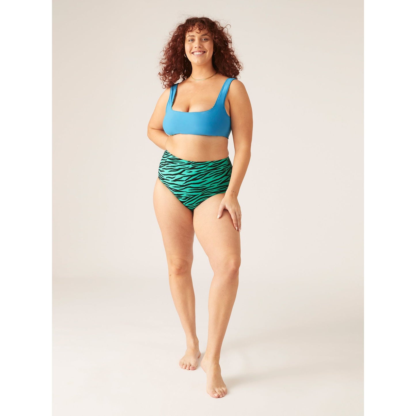 Modibodi®- Menstruatie Badmode Bikinibroekje - Hoge Taille
