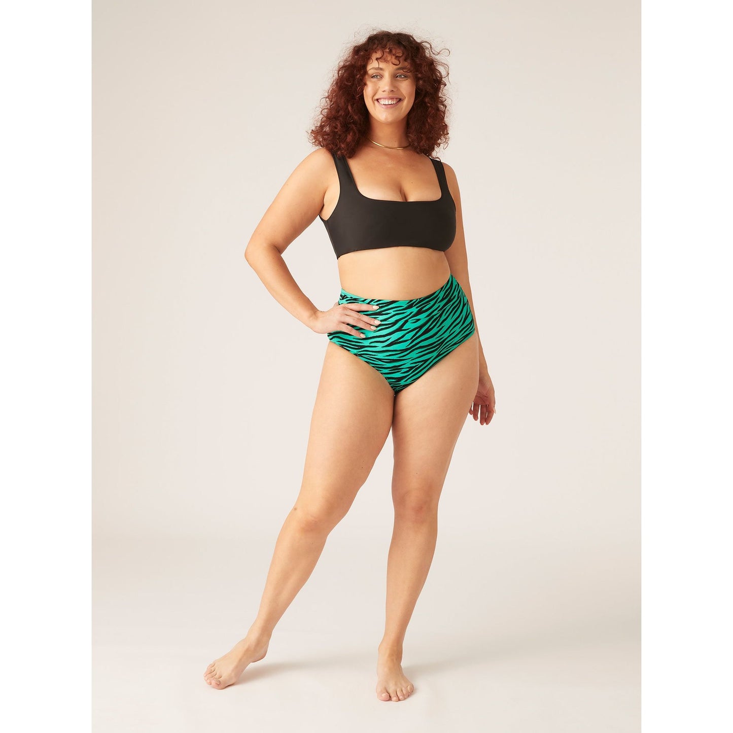 Modibodi®- Menstruatie Badmode Bikinibroekje - Hoge Taille