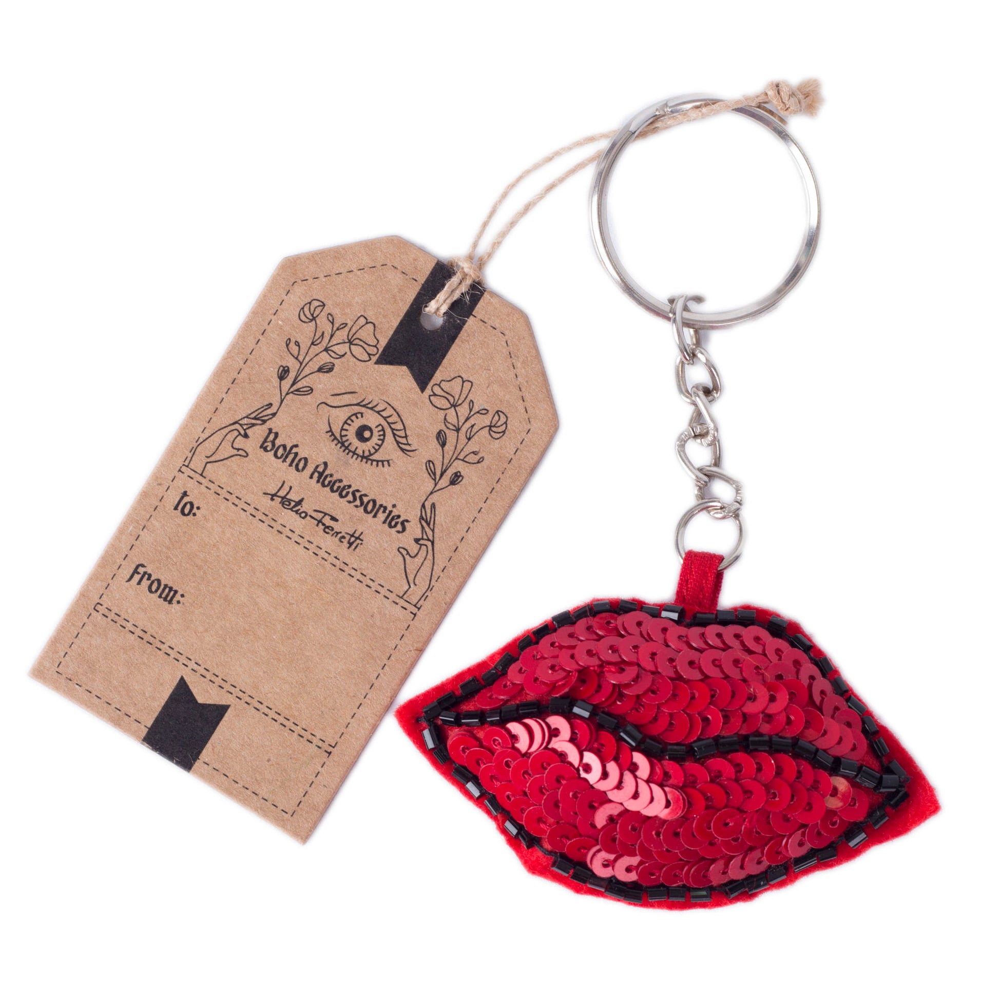 Lips keyring