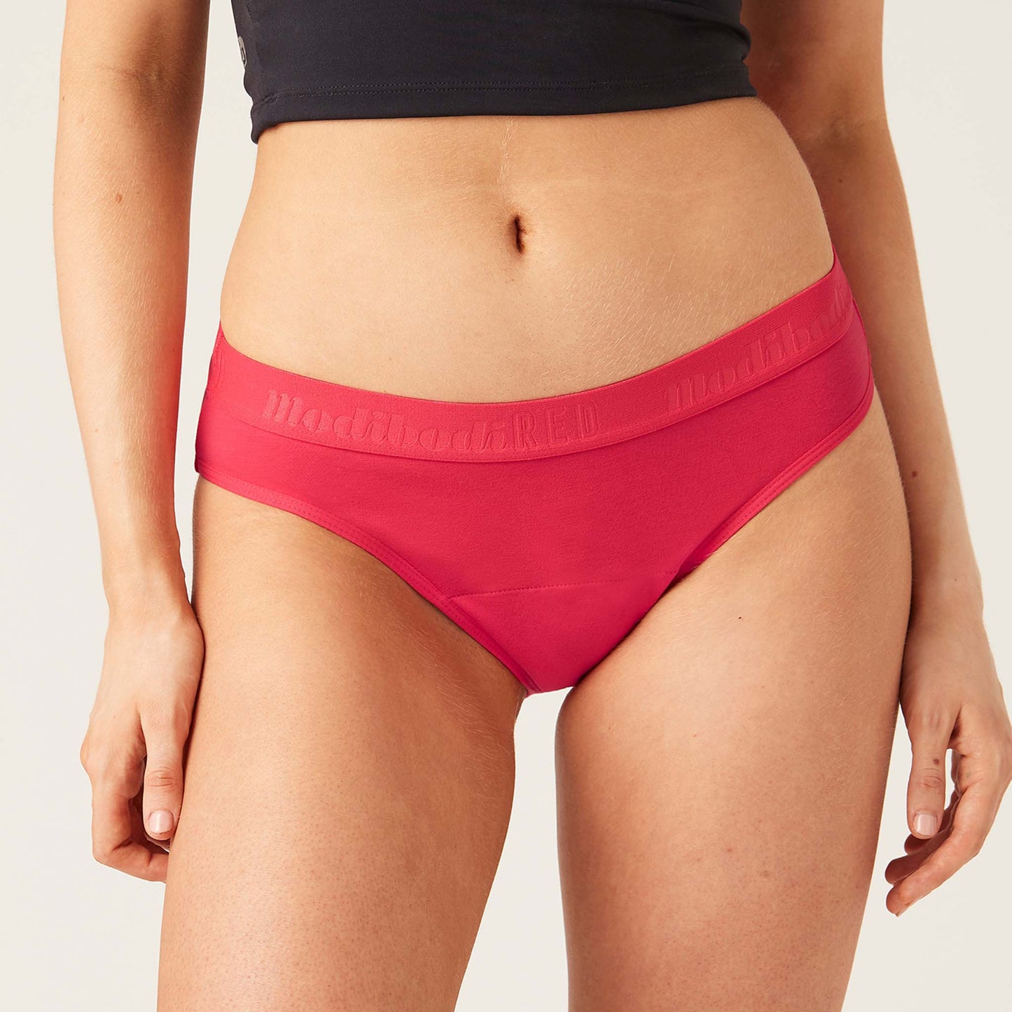 ModibodiRED Period Underwear - Hipster Bikini Cut - Moderate-Heavy Flow