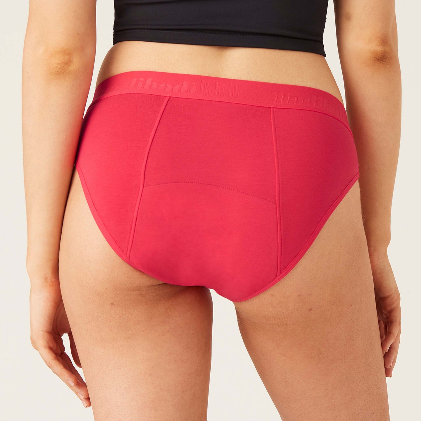 ModibodiRED Period Underwear - Hipster Bikini Cut - Moderate-Heavy Flow