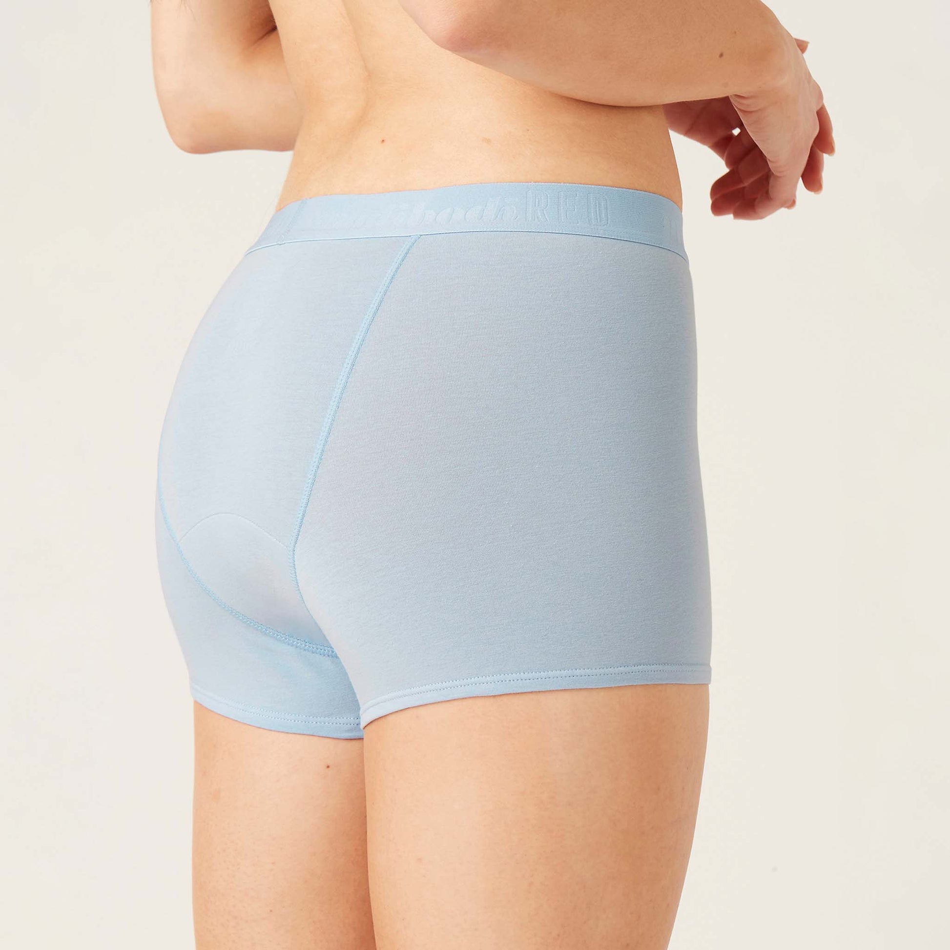 Back View Modibodi Ice Blue Leak Proof Period Underwear 