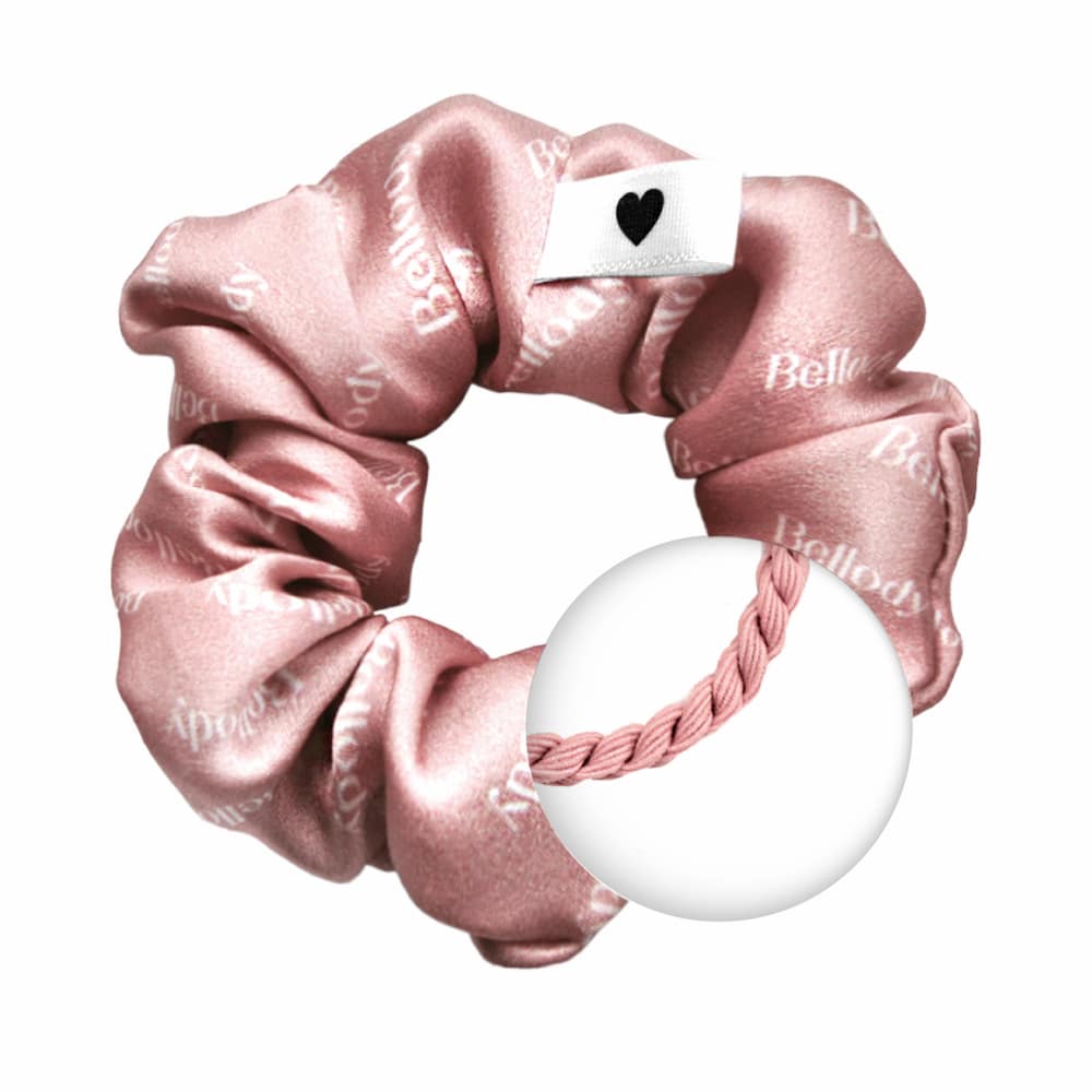 Zijden haarscrunchie - Moerbeizijde