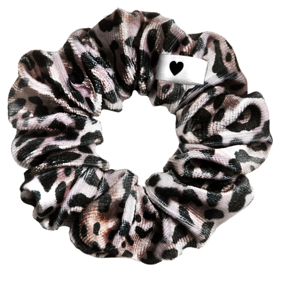 leopard scrunchie