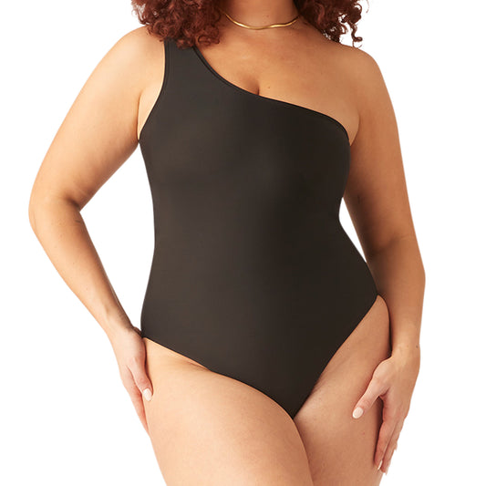 Modibodi® Period Swimwear One-Shoulder One Piece - Recycled - Light Moderate