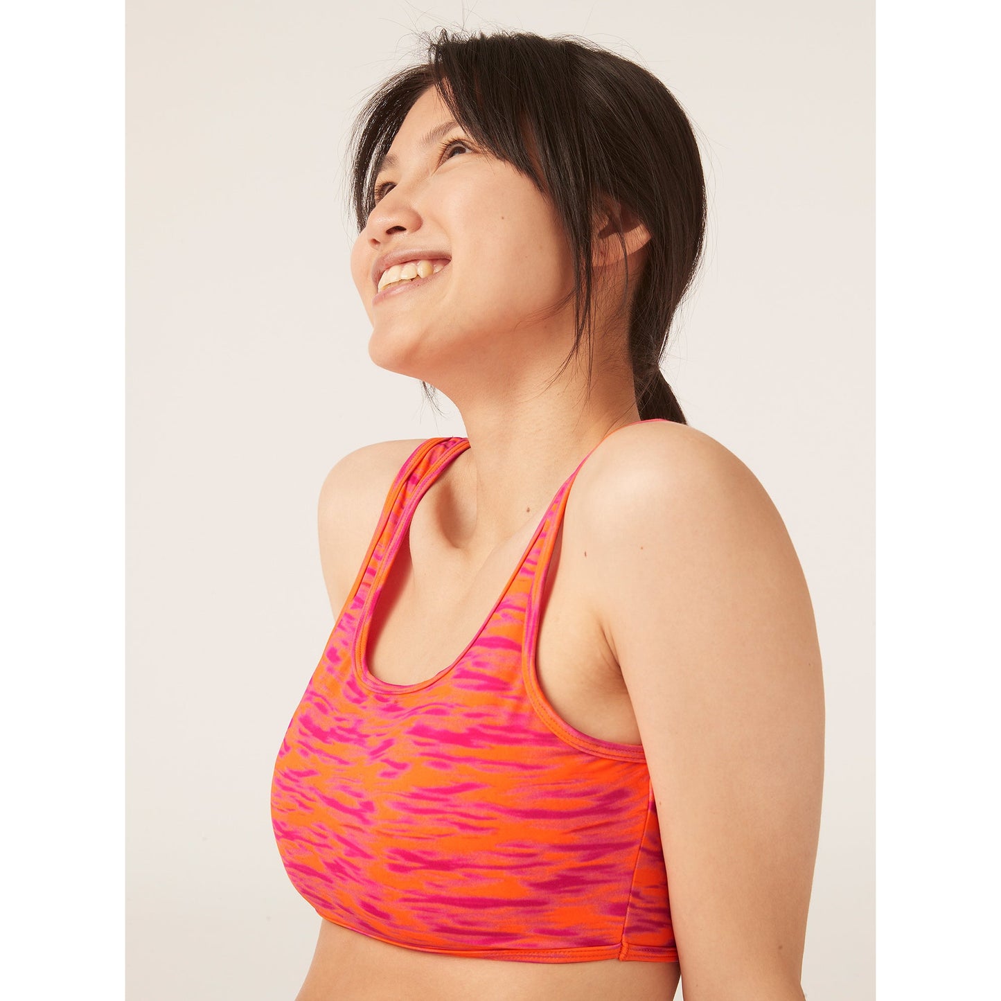 ModibodiRED® badmode gerecycleerde crop top