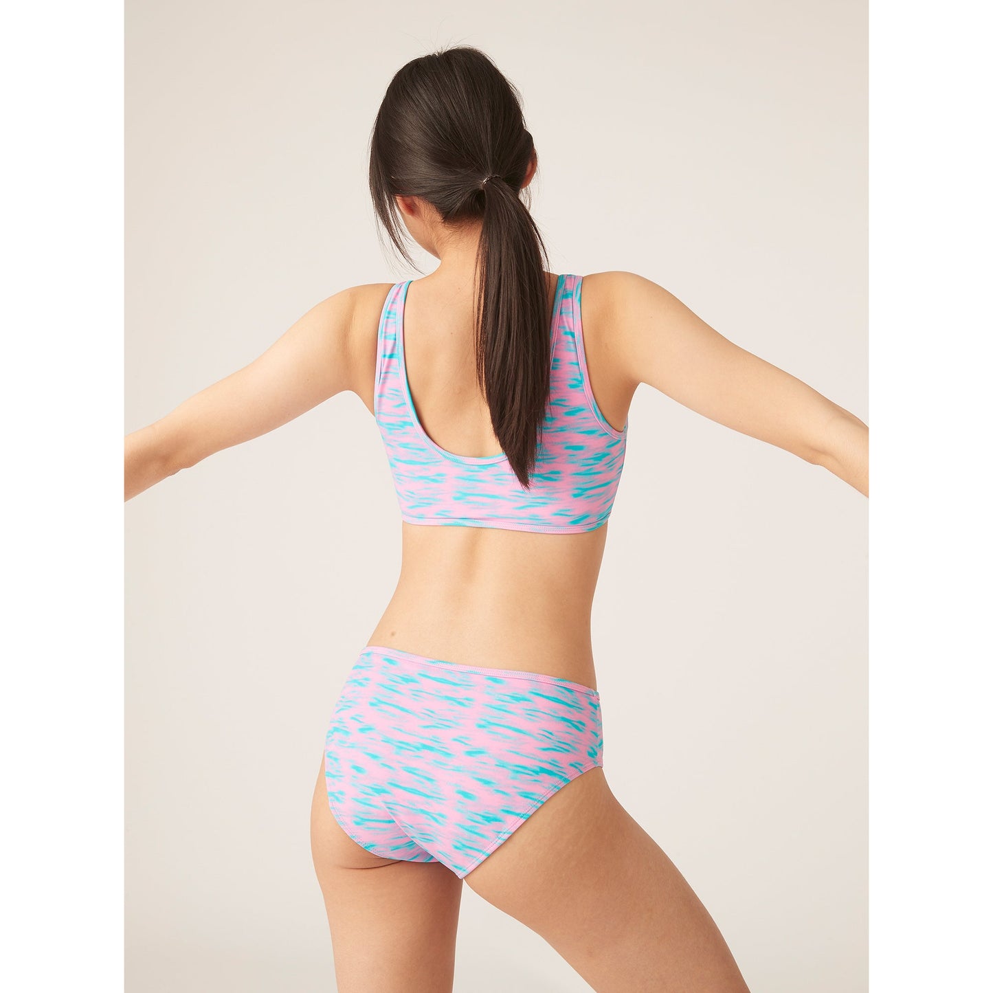ModibodiRED® badmode gerecycleerde crop top