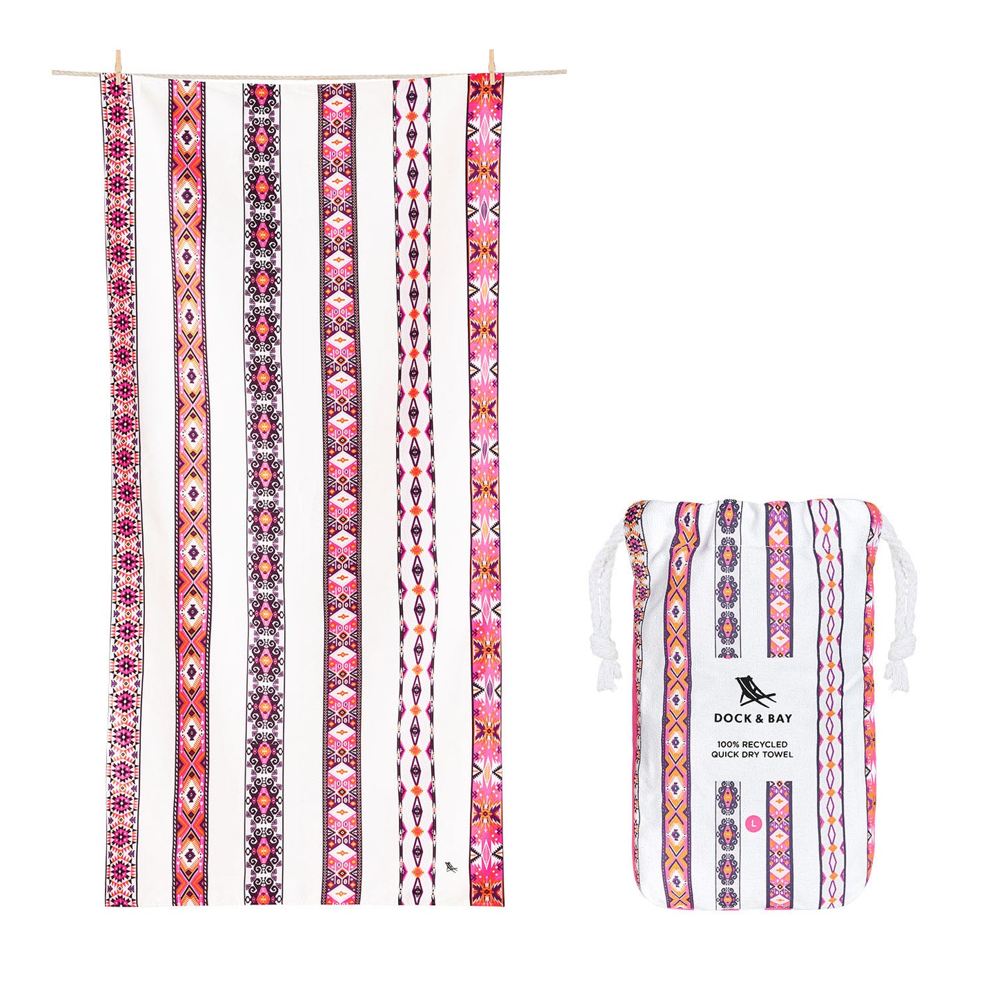 Dock & Bay bohemian Towel 