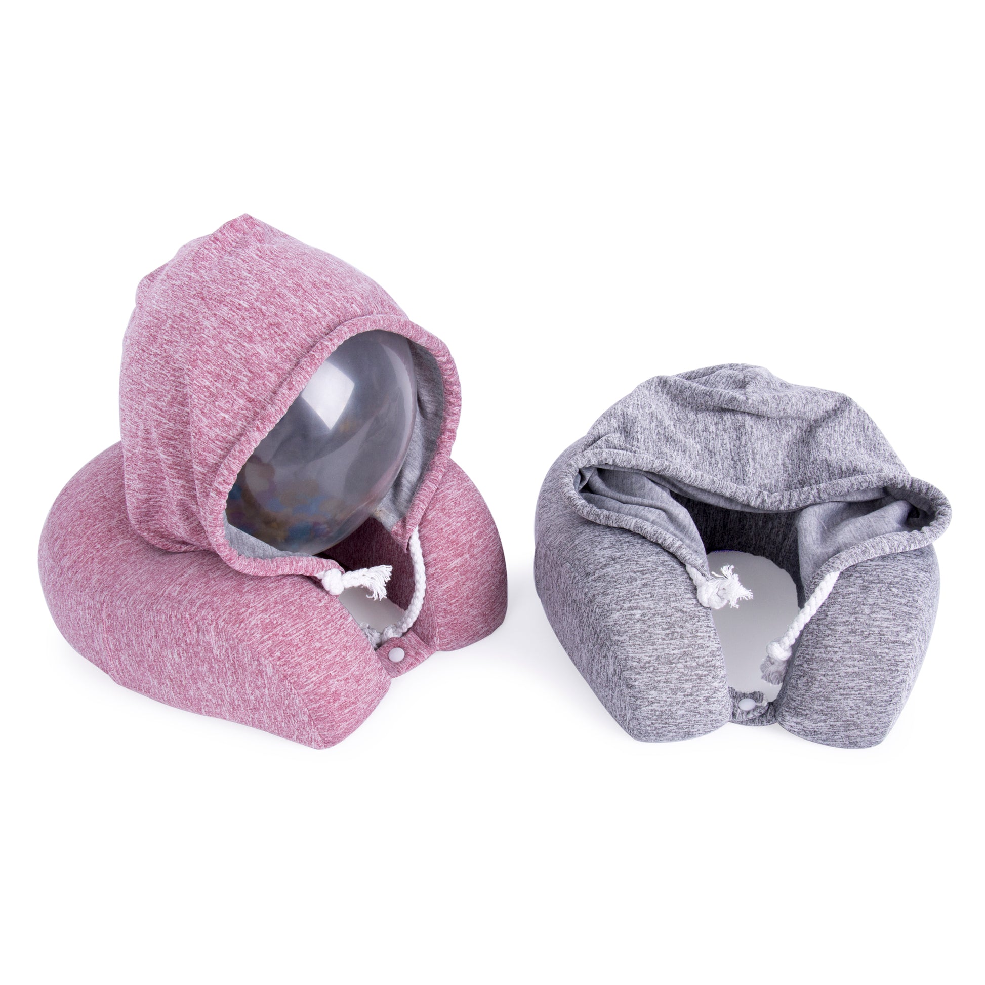 Memory Foam Neck Pillow with Hoody